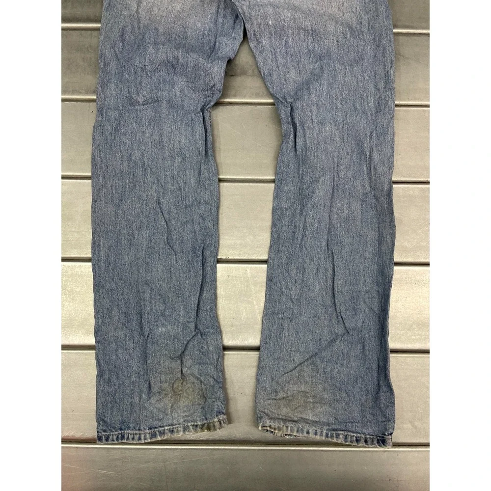 VTG Levis 559 Jeans Mens 36X34 Blue Light Wash Denim Relaxed Straight Distressed